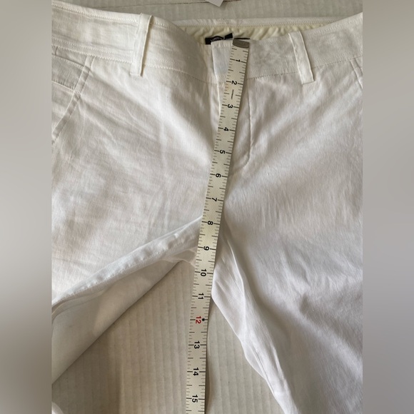 NWT Vince White Linen Cotton Pant in Size 6 - Picture 6 of 15